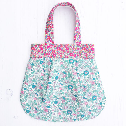 Liberty Keiko Bag Kit: Dark Pink Lining