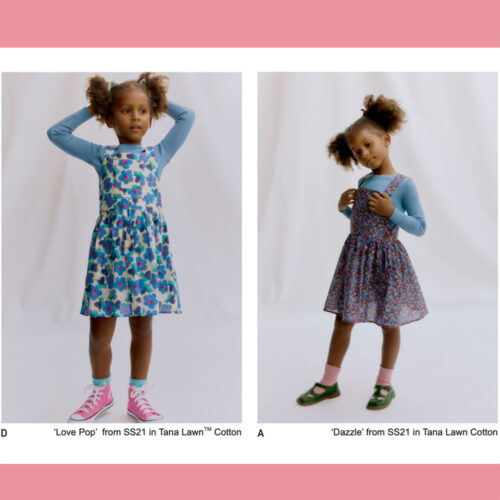 Liberty Dress Pattern Kiki Dungaree Set - Image 3