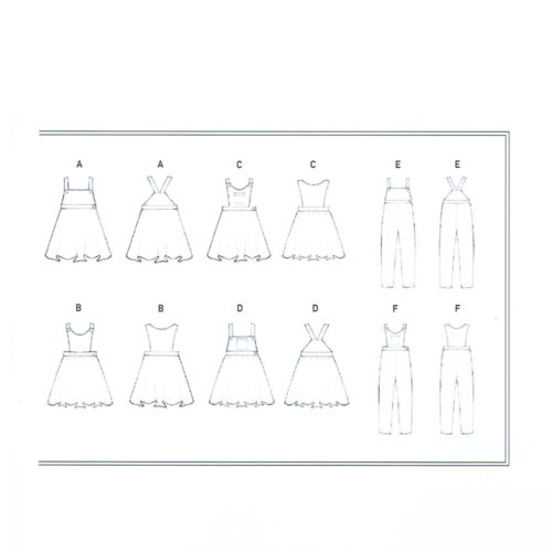 Liberty Dress Pattern Kiki Dungaree Set - Image 4