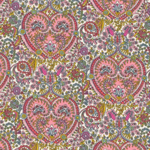 Liberty Fabric Tana Lawn Kitty Grace C 0.9m Remnant (Box O)