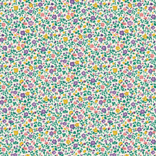 Liberty Quilting Cotton Fabric Posy Haze A