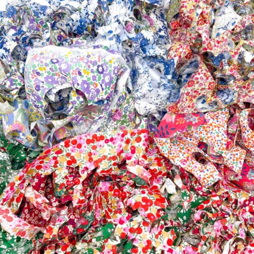 Rainbow Liberty Fabric Scraps