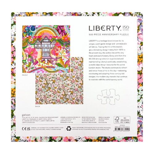 Liberty 150th Anniversary 500pc Double-Sided Jigsaw Puzzle - Image 2