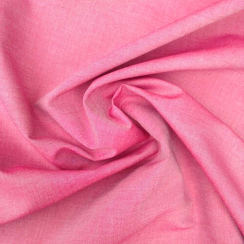 Liberty Chambray Fabric Red Fat Quarter - Image 2