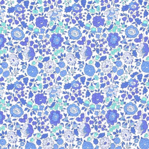 Liberty Fabric Danjo D Pale Blues Tana Lawn
