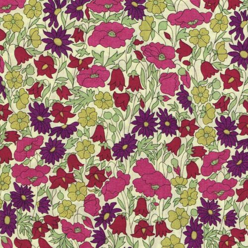 Liberty Fabric Tana Lawn Poppy and Daisy F