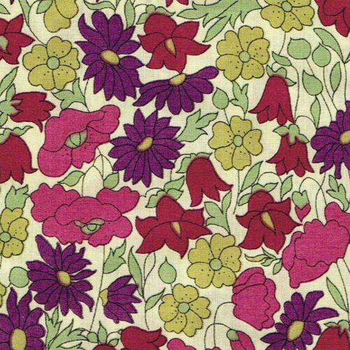 Liberty Fabric Tana Lawn Poppy and Daisy F - Image 2