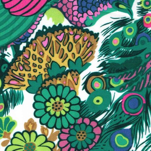 Liberty Organic Tana Lawn Peacock Print