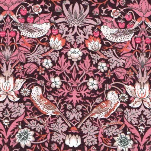 Liberty Fabric Organic Tana Lawn Strawberry Thief A
