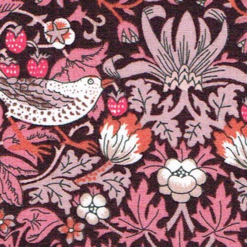 Liberty Fabric Organic Tana Lawn Strawberry Thief A - Image 2