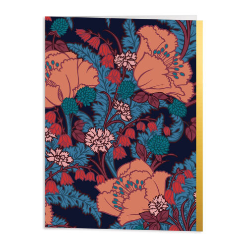 Liberty Notecard Orange Print
