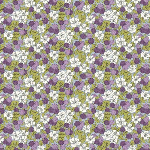 Liberty Quilting Cotton Sweet Blackberries A