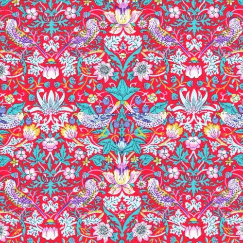Liberty Fabric Tana Lawn Strawberry Thief R