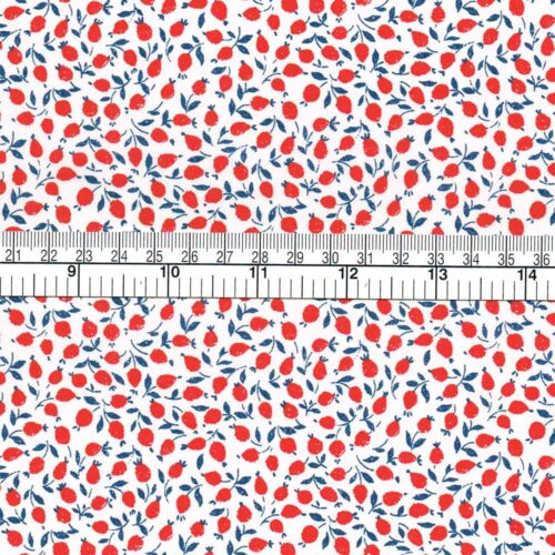 Liberty Tana Lawn Fabric Ed E Red - Image 3