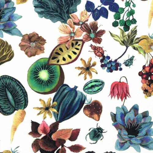 Liberty Fabric Tana Lawn Floral Earth A-SP 2.05m Remnant (Box D)