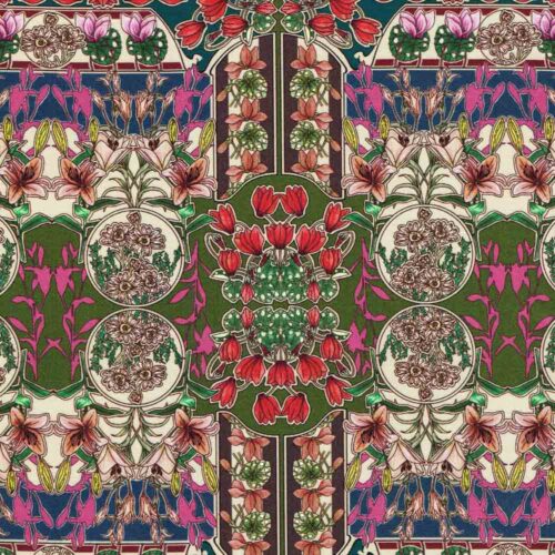 Liberty Fabric Flower Fete B