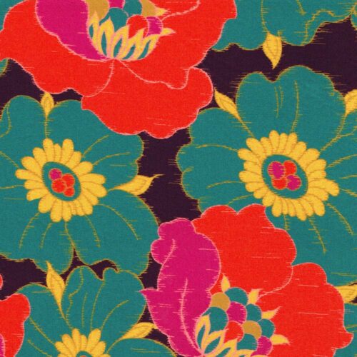 Liberty Fabric Ikat Anemone A