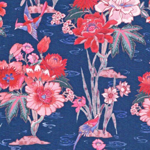 Liberty Fabric Tana Lawn Lake Octavia C 1.05m Remnant (Box L)