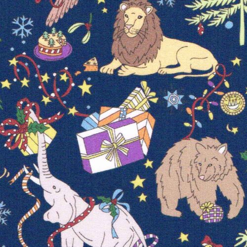 Liberty Christmas T Navy