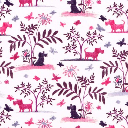 Liberty Organic Tana Lawn® Fabric Plum Dog A