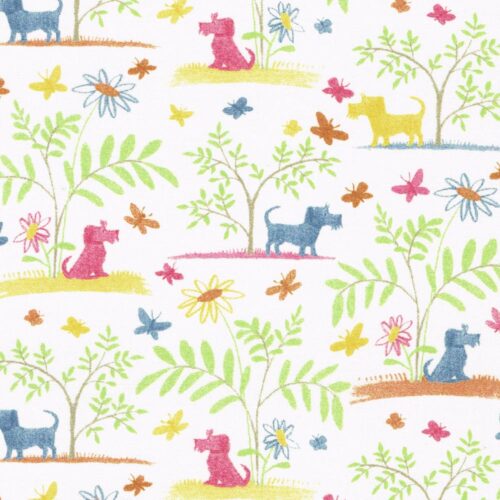 Liberty Tana Lawn® Fabric Plum Dog B
