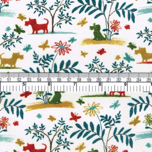 Liberty Tana Lawn® Fabric Plum Dog C - Image 3