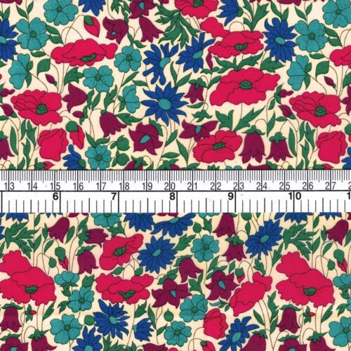 Liberty Tana Lawn Fabric Poppy and Daisy N