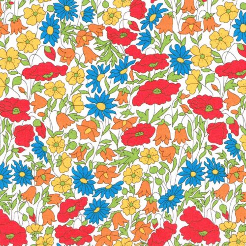 Liberty Tana Lawn Fabric Poppy and Daisy M