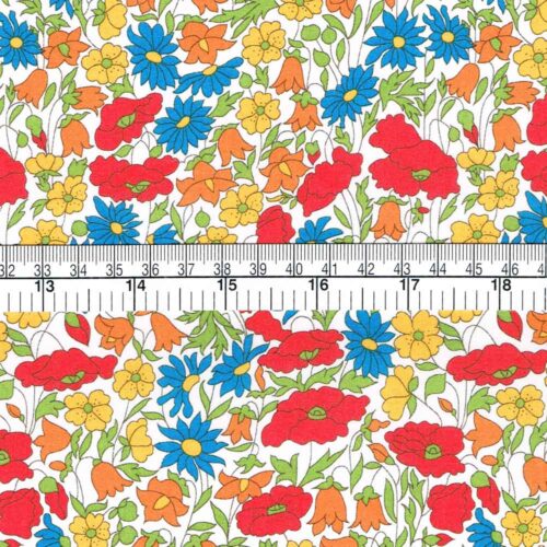 Liberty Tana Lawn Fabric Poppy and Daisy M