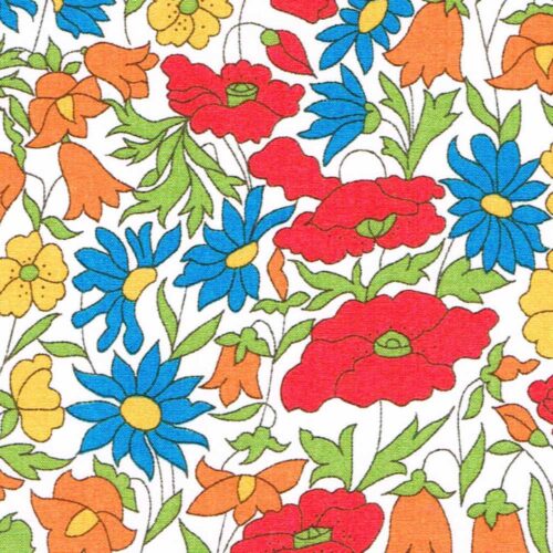 Liberty Tana Lawn Fabric Poppy and Daisy M