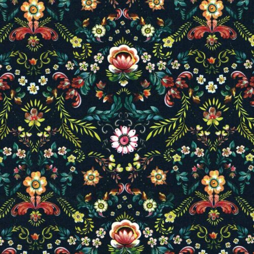 Liberty Fabric Rosemaling A