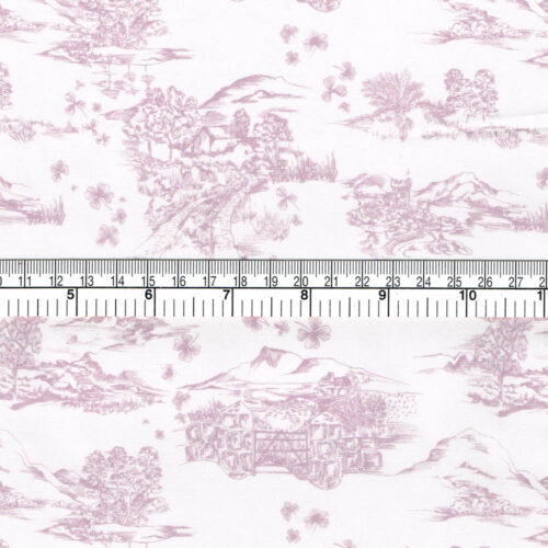 Liberty Fabric Pink Landscape print