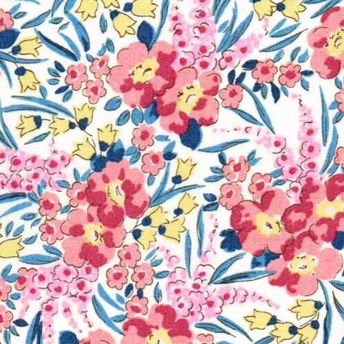 Liberty Tana Lawn Fabric Swirling Petals A