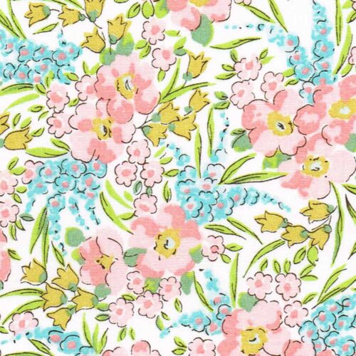 Liberty Tana Lawn Fabric Swirling Petals