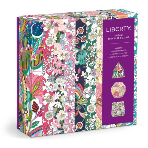 Liberty Floral Origami Treasure Box Kit
