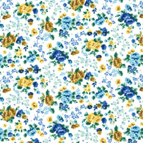 Liberty Fabric Tana Lawn Lizzy Rose B 1.48m Remnant (Box J)