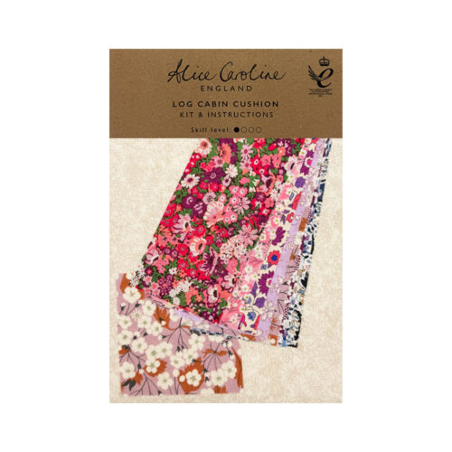 Alice Caroline Log Cabin Liberty Tana Lawn® Cotton Cushion Kit in Cream