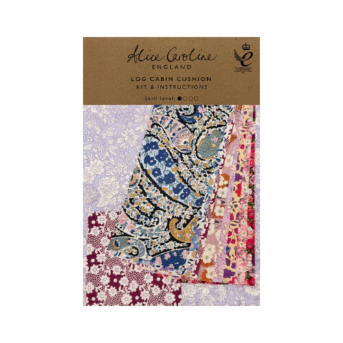 Alice Caroline Log Cabin Liberty Tana Lawn® Cotton Cushion Kit in Lilac
