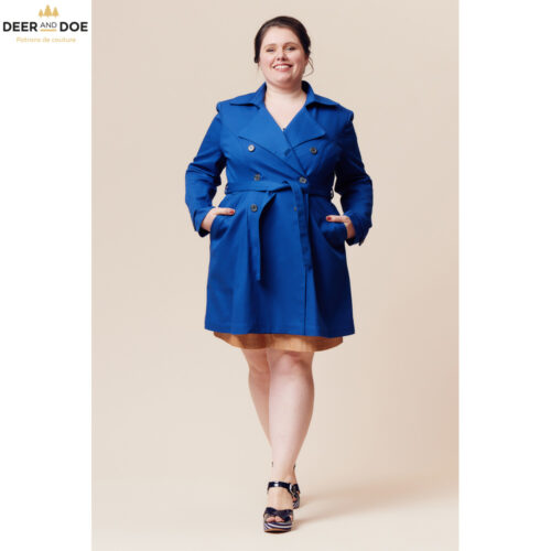 Deer And Doe Luzerne Trench Sewing Pattern - Image 3
