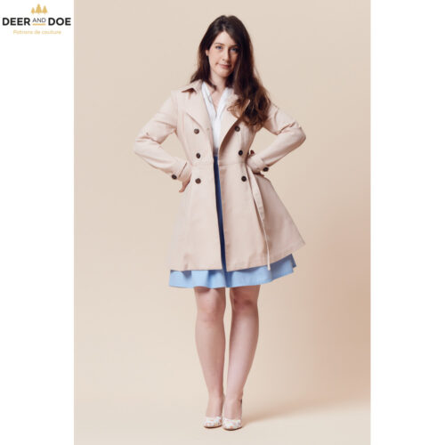 Deer And Doe Luzerne Trench Sewing Pattern - Image 6