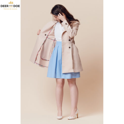 Deer And Doe Luzerne Trench Sewing Pattern - Image 7