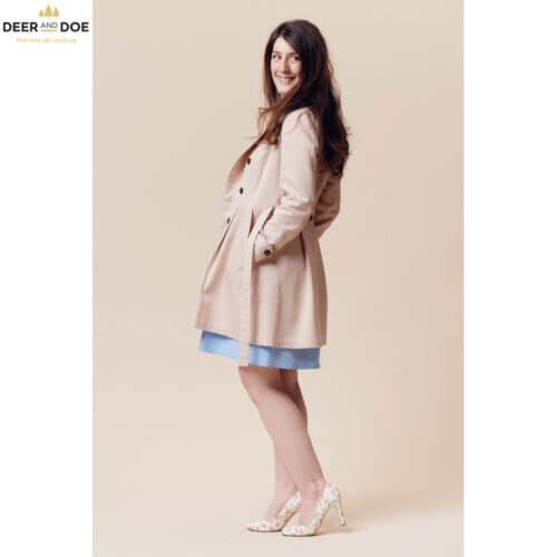 Deer And Doe Luzerne Trench Sewing Pattern - Image 8