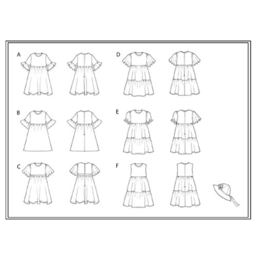 Liberty Dress Pattern Mabel Tiered Dress - Image 3
