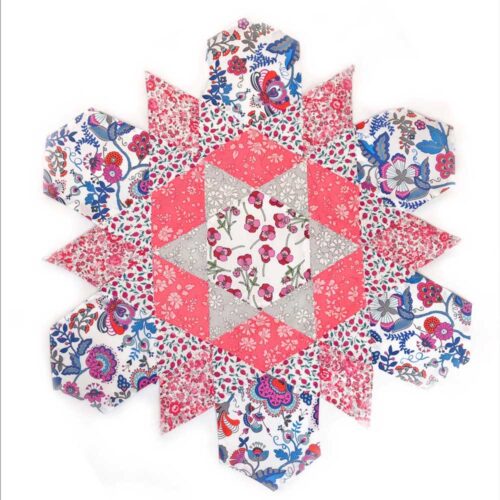 Individual Snowflake Quilt Block Kit - Mabelle Block 4 - Image 2