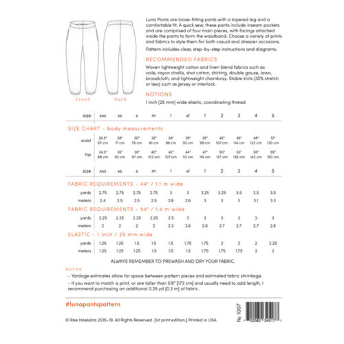 Made By Rae Luna Trousers Pattern - Image 2