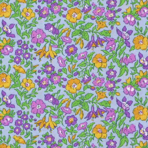 Liberty Quilting Cotton Fabric Mamie Flower A