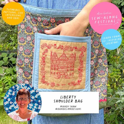 Liberty Shoulder Bag by Mandy Shaw: Fabric & Equipment Requirements