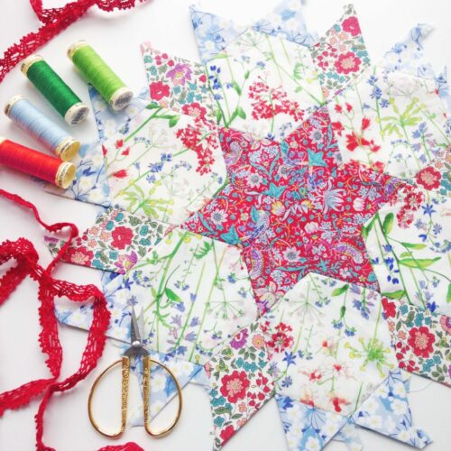 Radiant Stars Quilt BOM - 2019 Liberty Tana Lawn - Image 9