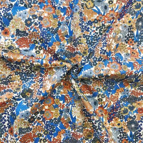 Liberty fabric scrunched