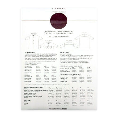 "Sanda" Jacket Sewing Pattern - Image 8